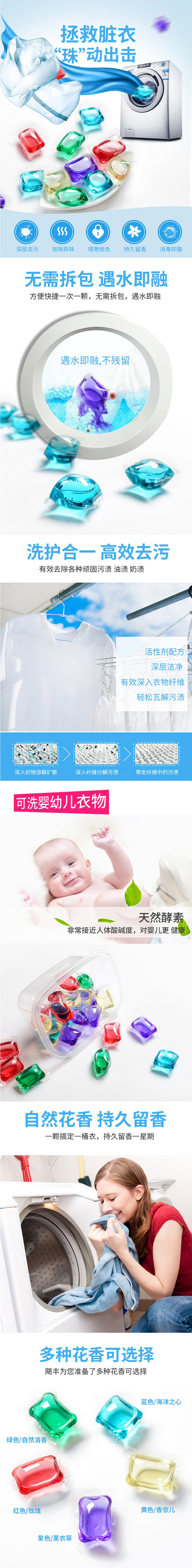 单腔浓缩洗衣凝珠OEM定制代工
